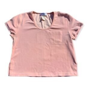 Sonia Rykiel Blush Velvet Top Size Large